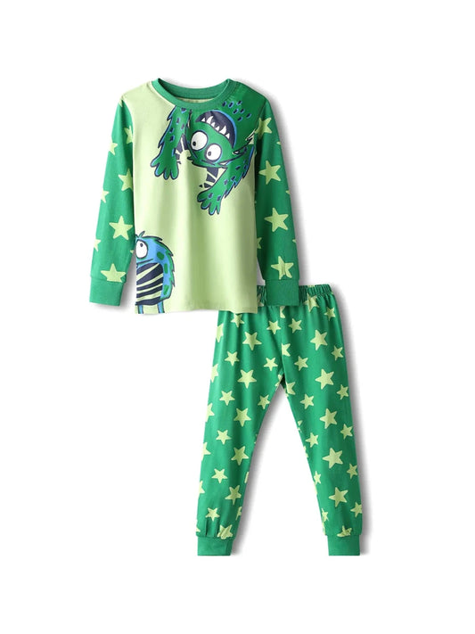 Monsters Boys Pajama Set - Huggler