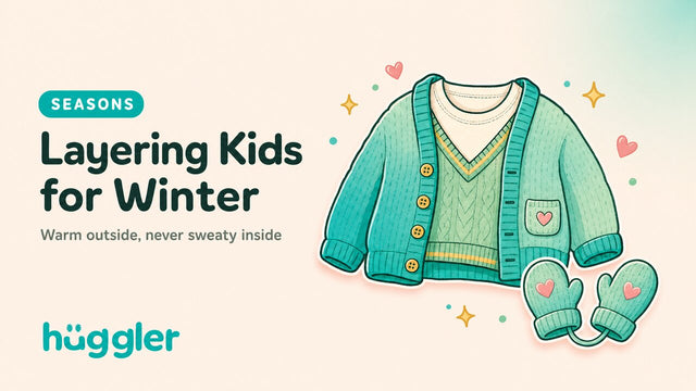 Layering Kids for Winter — huggler guide