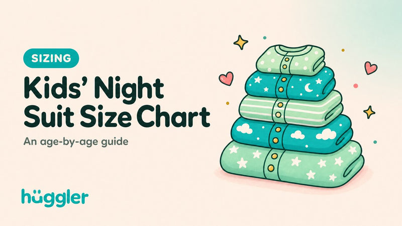 Kids' Night Suit Size Chart — huggler guide
