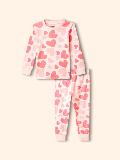 All Hearts Girls Pajama Set