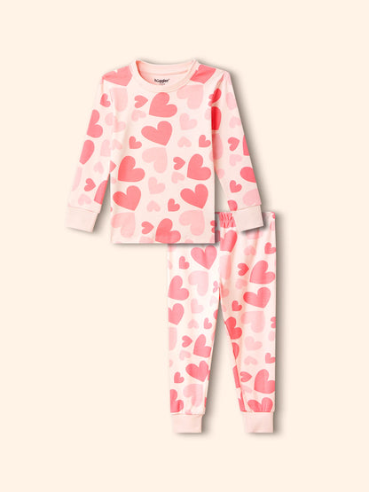 All Hearts Girls Pajama Set