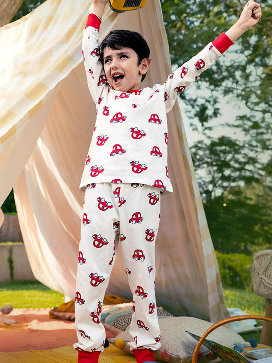 Beetle Cars Boys Pajama Set.