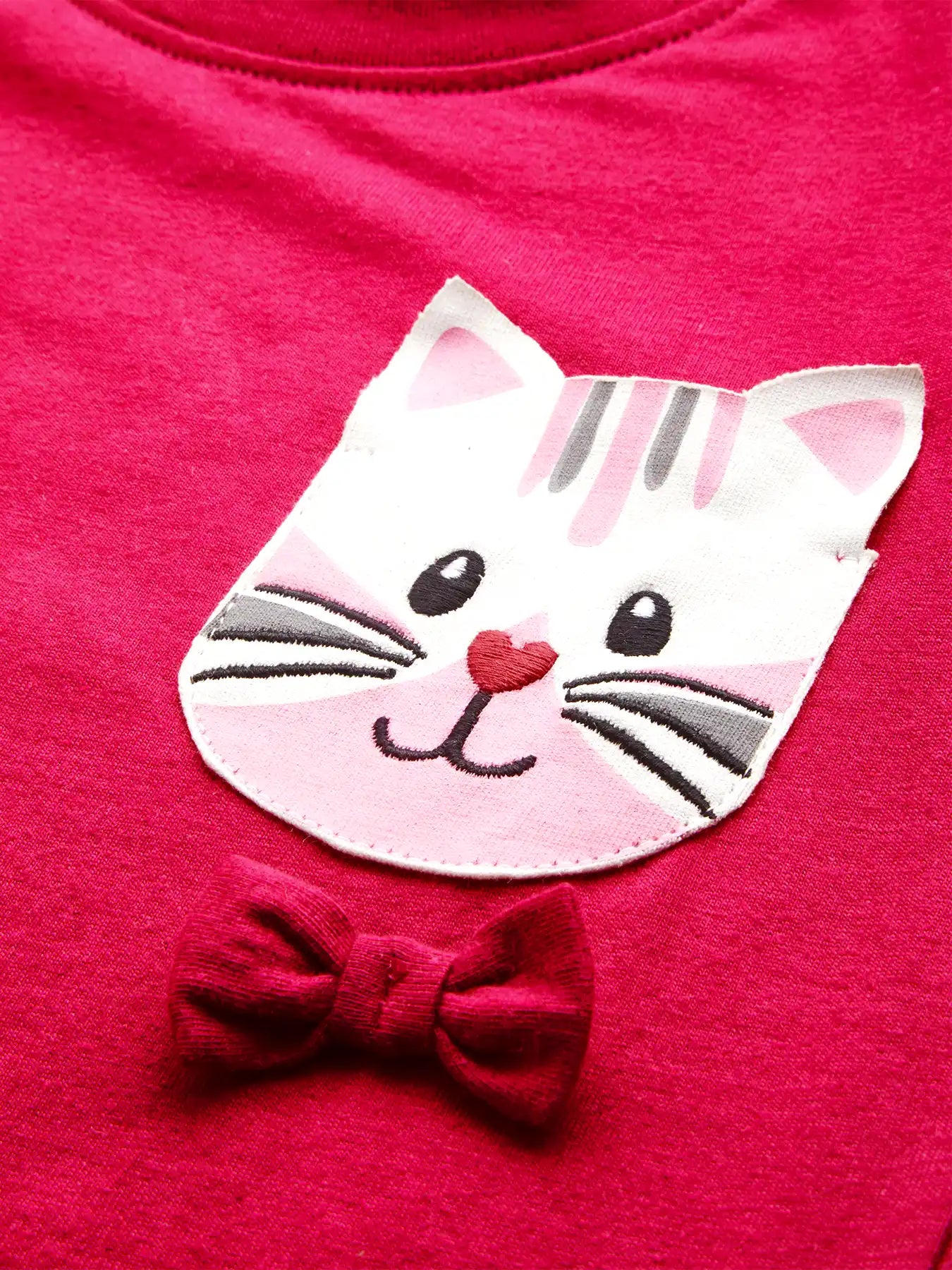 Cat Pocket Girls Shorts Set