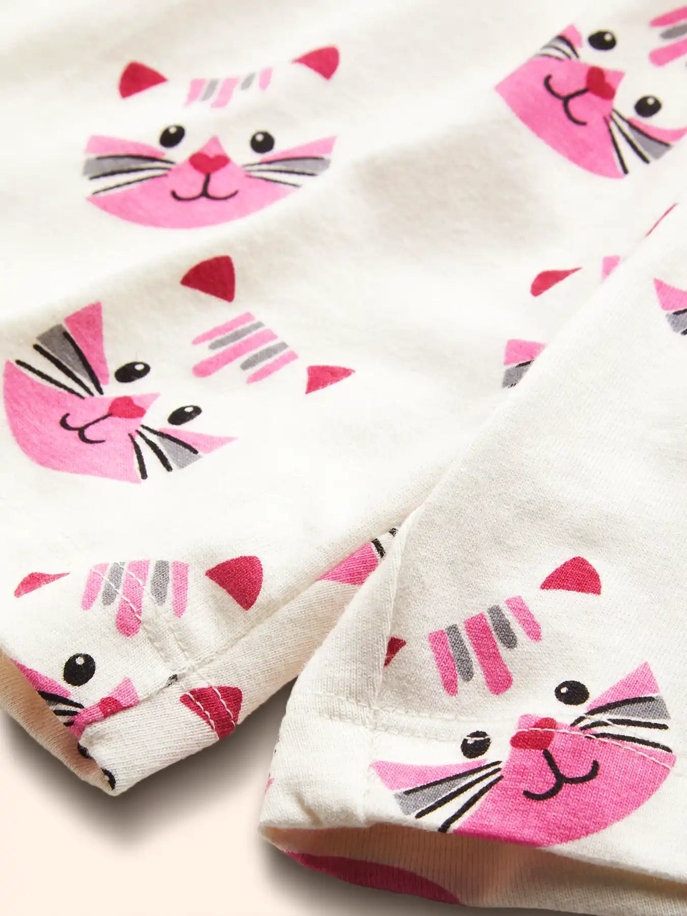 Cat Pocket Girls Shorts Set