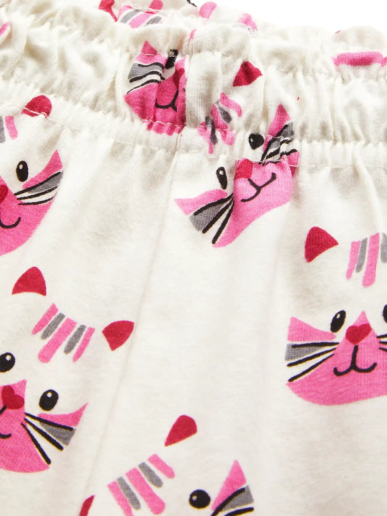 Cat Pocket Girls Shorts Set