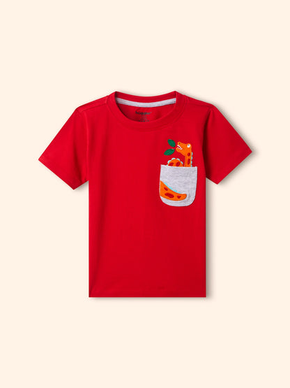 Dino Pocket  Boys Shorts Set