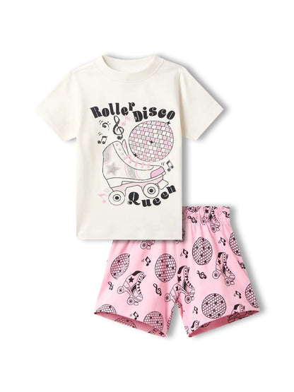 Disco Queen Girls Shorts Set