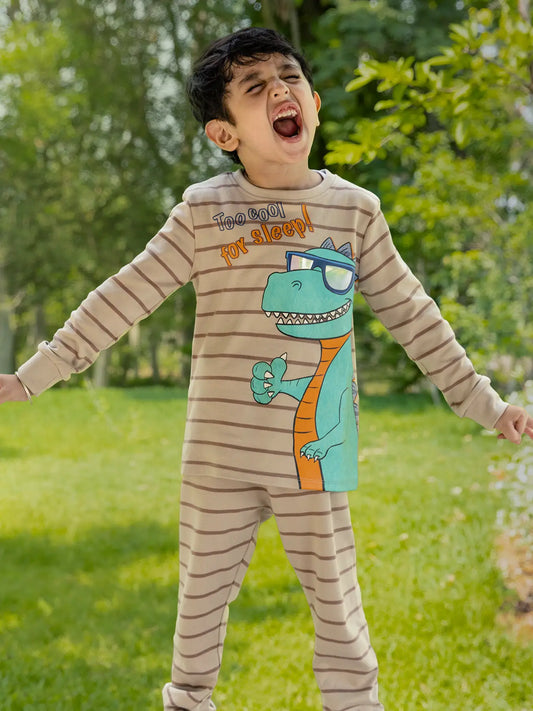 Cool Dino Boys Pajama Set.