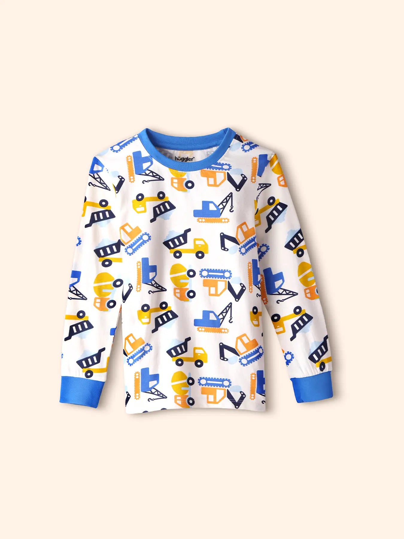 Excavators Boys Pajama Set.