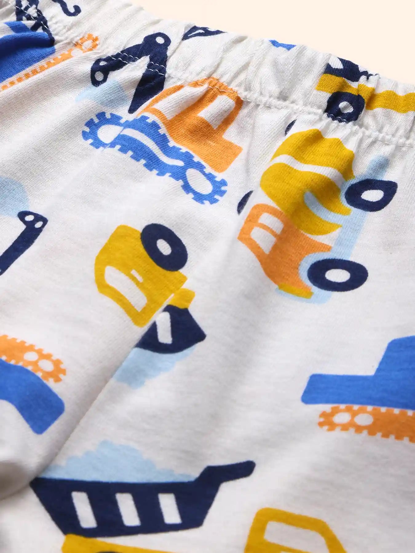 Excavators Boys Pajama Set.