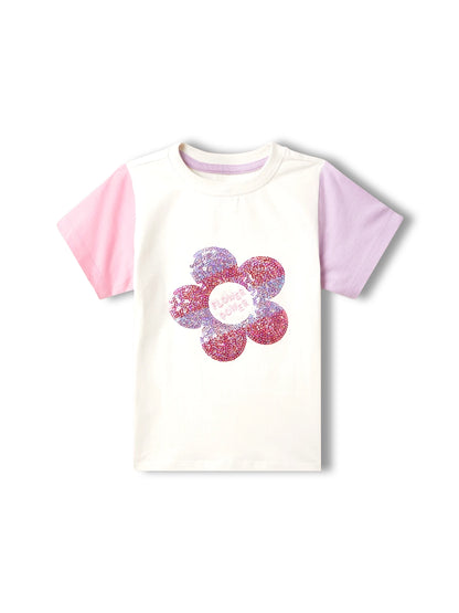 Flower Power Girls Shorts Set