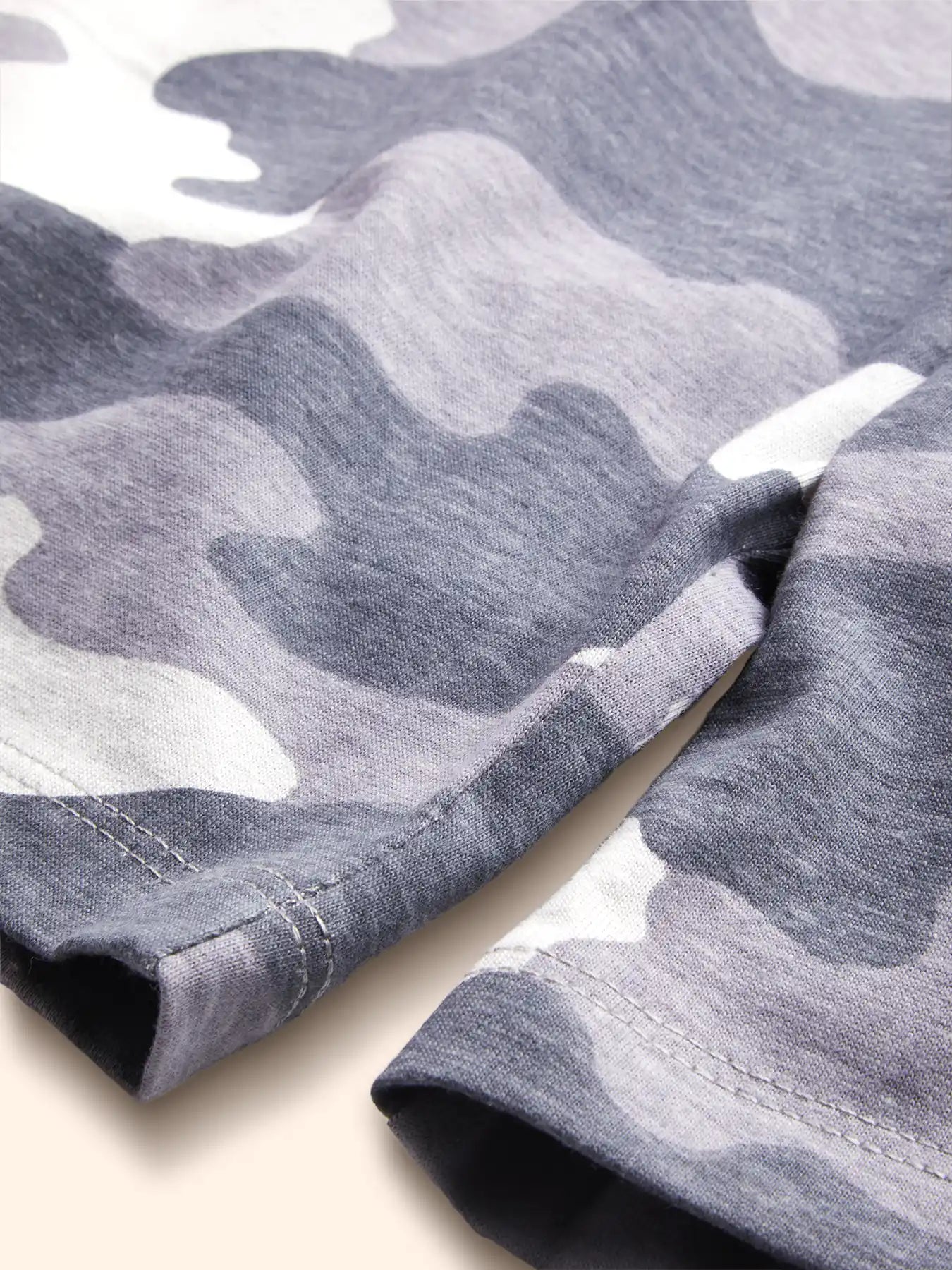 Gray Camo  Boys Shorts Set