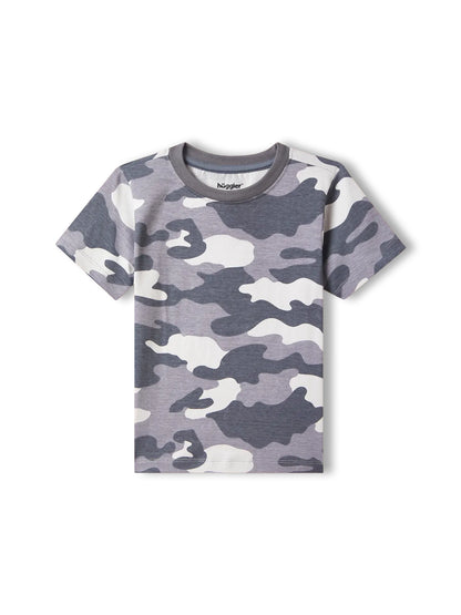 Gray Camo  Boys Shorts Set