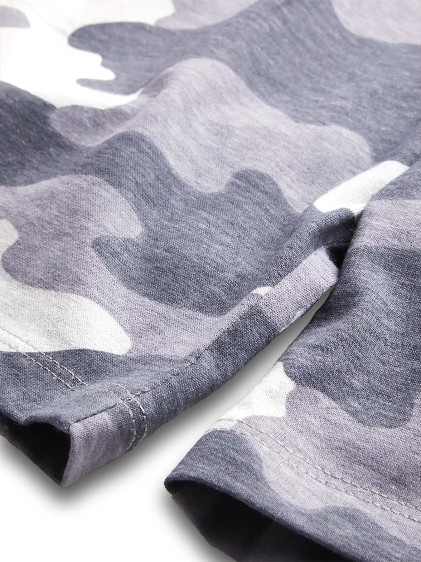 Gray Camo  Boys Shorts Set