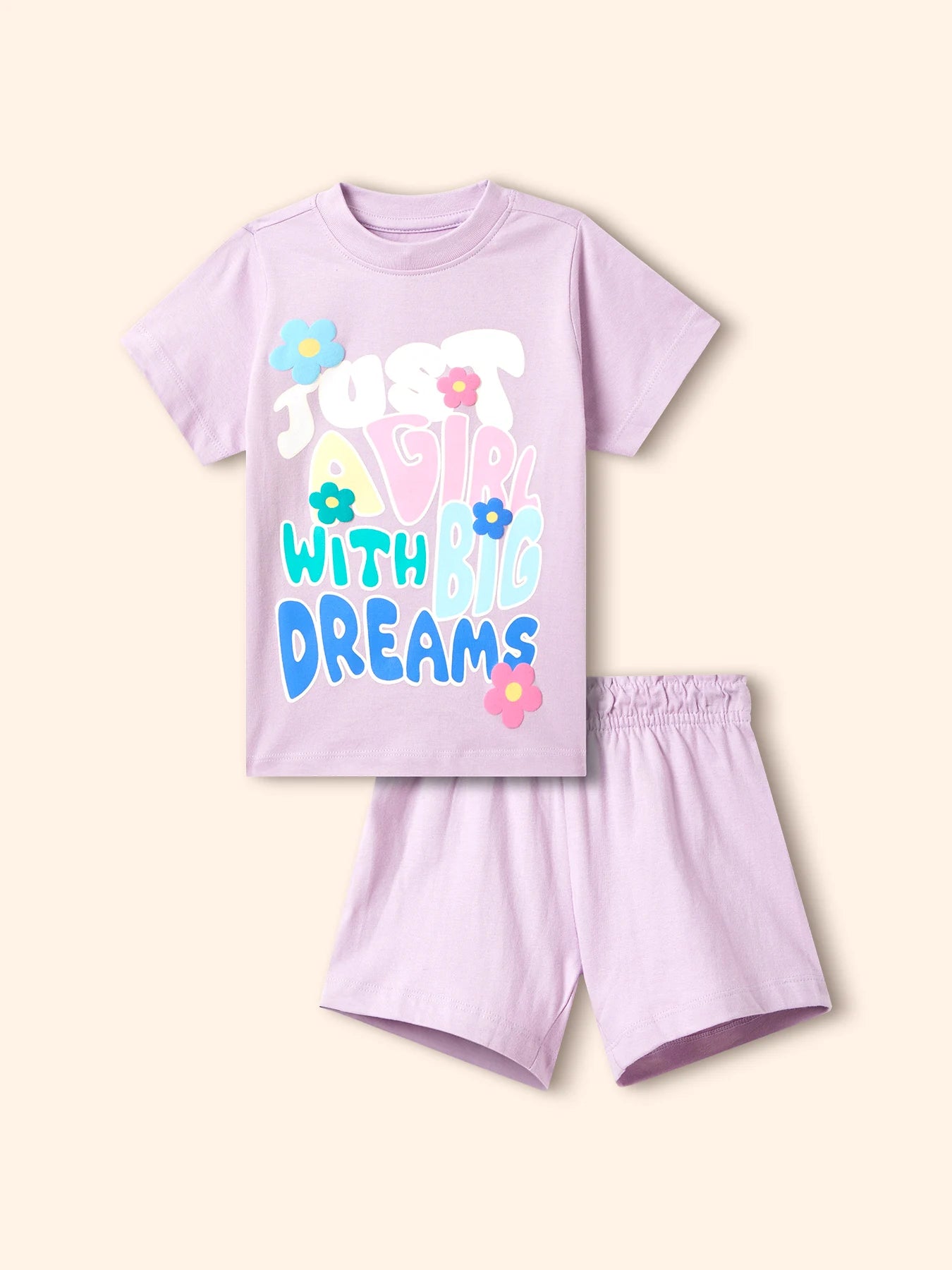 Just a Girl Girls Shorts Set