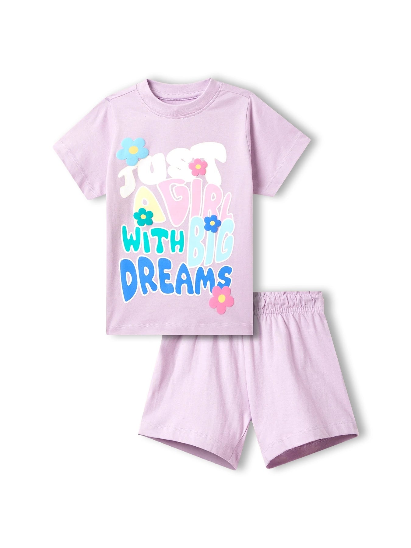 Just a Girl Girls Shorts Set