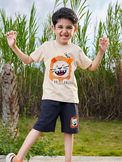 Lion  Boys Shorts Set