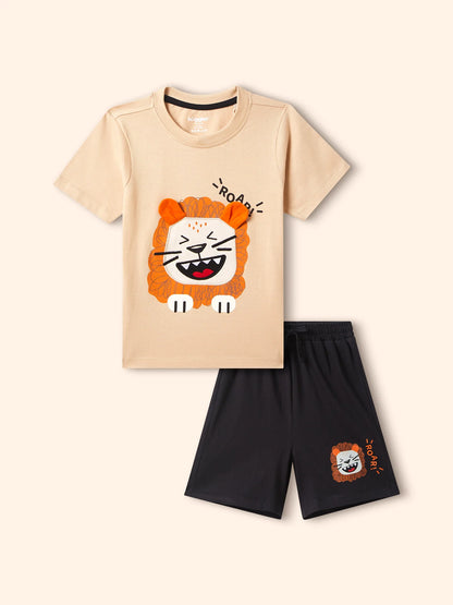 Lion  Boys Shorts Set