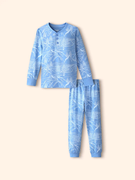 Mighty Mountains Boys Pajama Set.