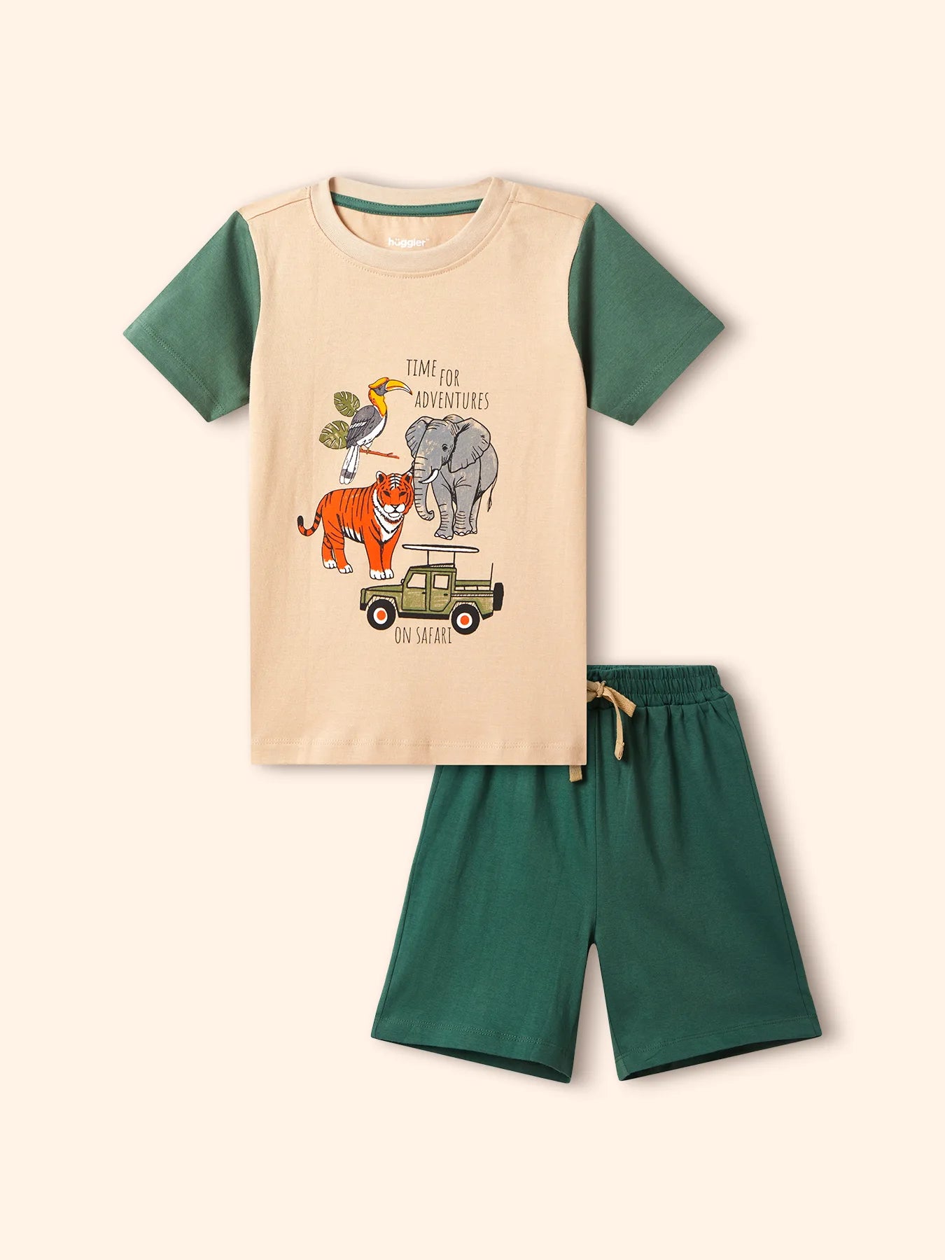On Safari  Boys Shorts Set