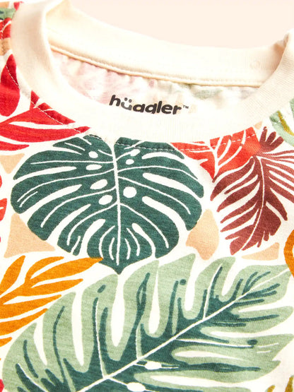 Palm Leaves  Boys Shorts Set