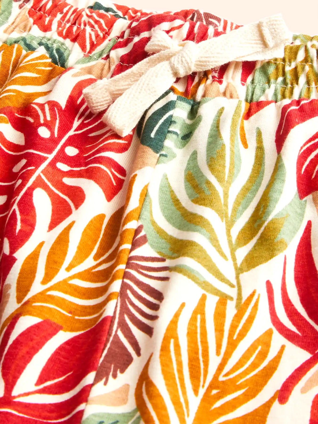 Palm Leaves  Boys Shorts Set