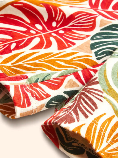 Palm Leaves  Boys Shorts Set