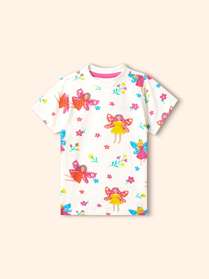 Pretty Fairy Girls Shorts Set