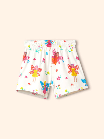 Pretty Fairy Girls Shorts Set