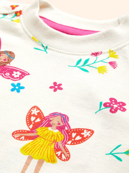 Pretty Fairy Girls Shorts Set