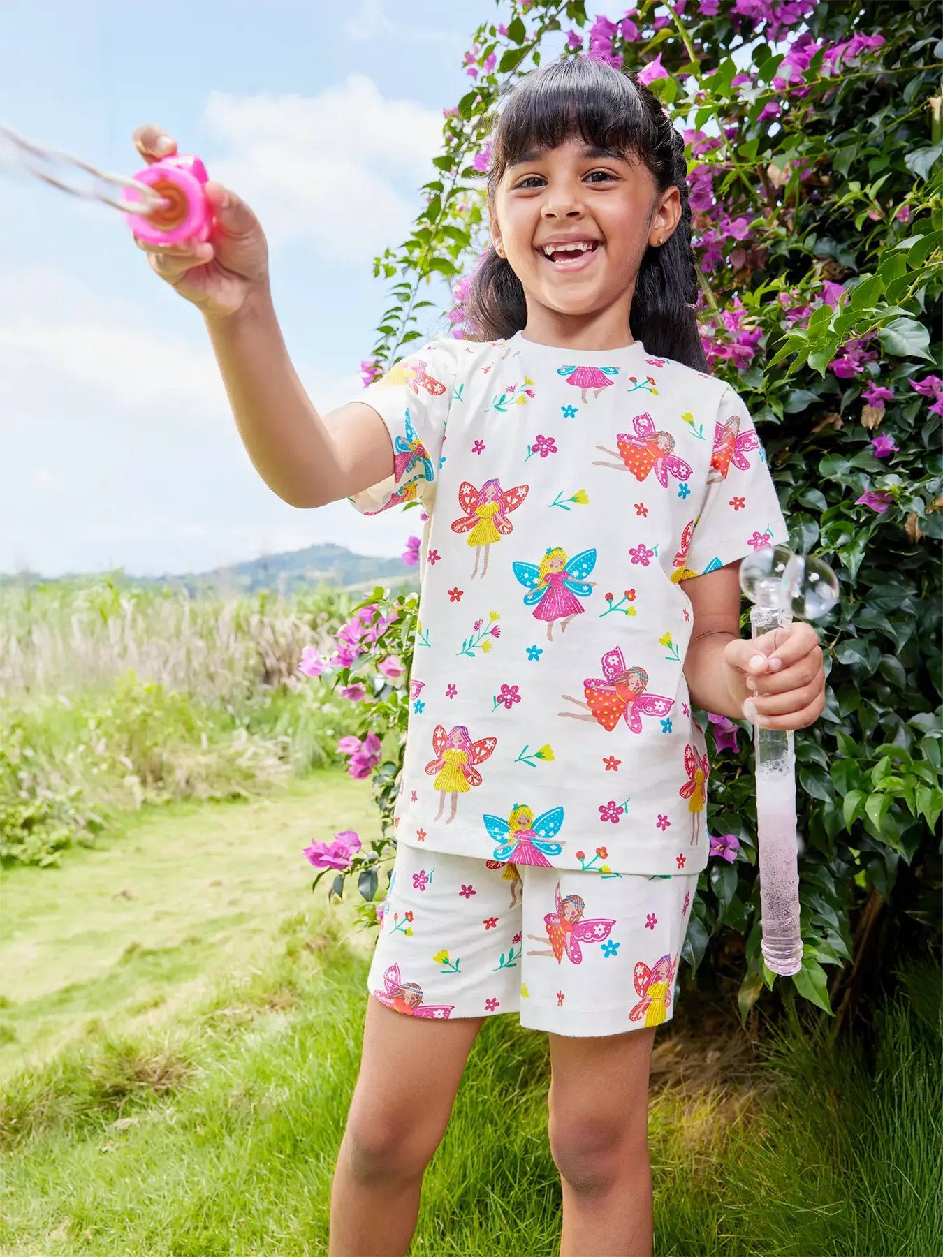 Pretty Fairy Girls Shorts Set