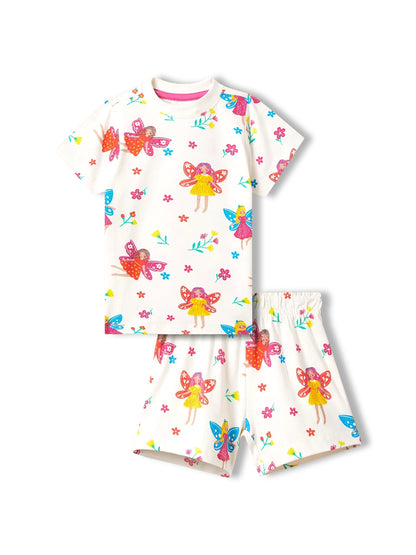Pretty Fairy Girls Shorts Set