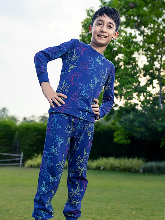 Palm Rush Boys Pajama Set.