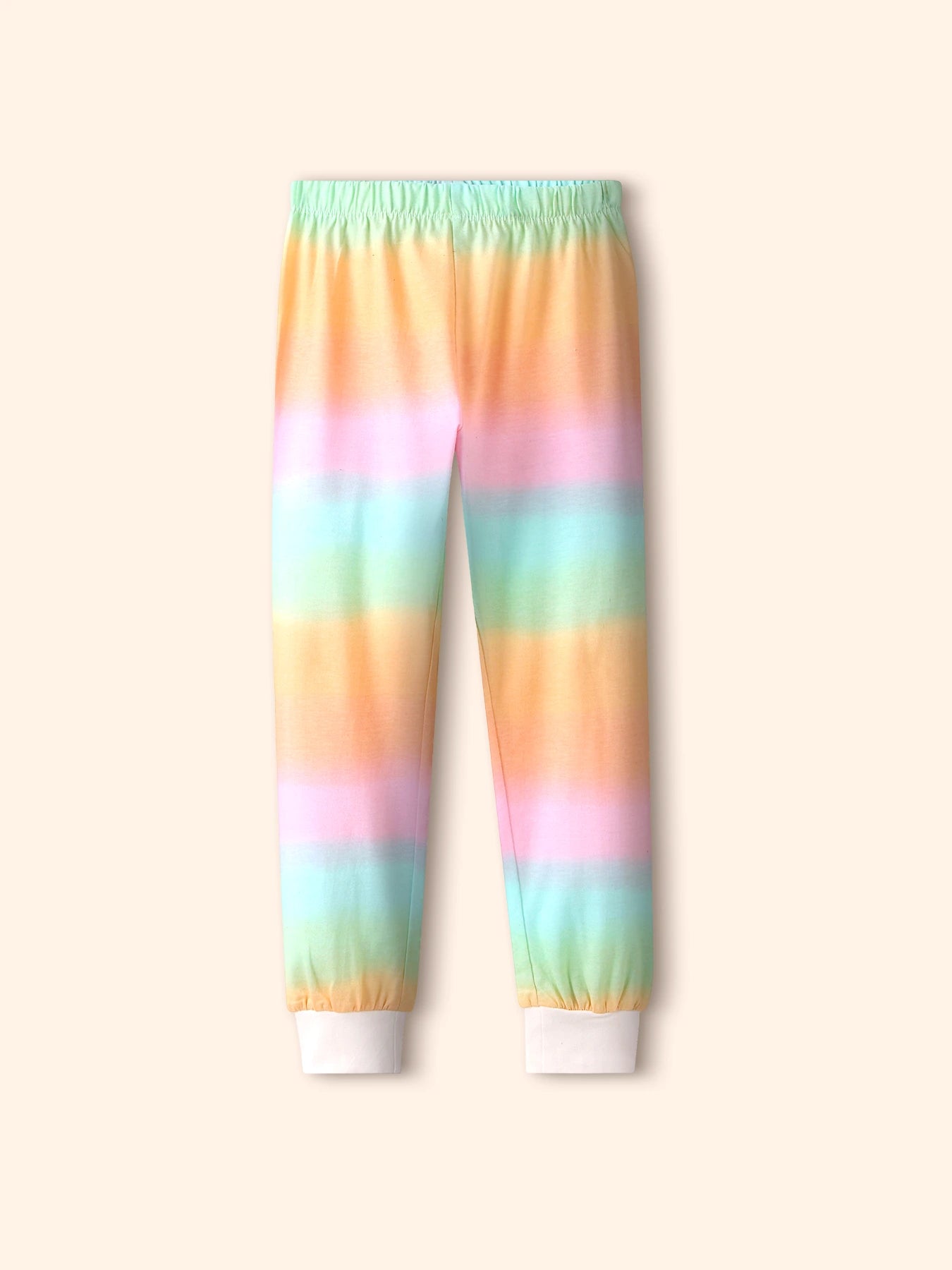 Rainbow Cat Girls Pajama Set.
