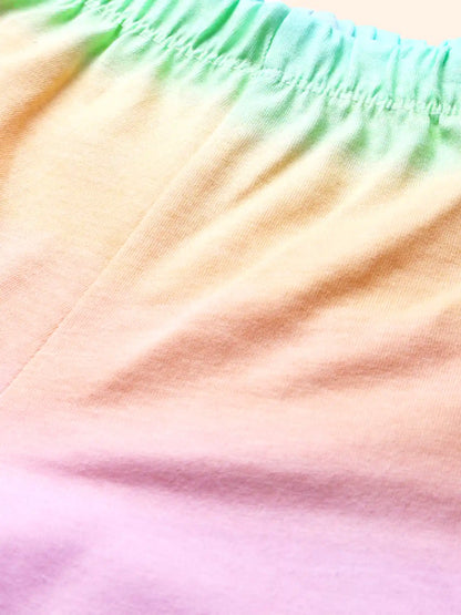 Rainbow Cat Girls Pajama Set.