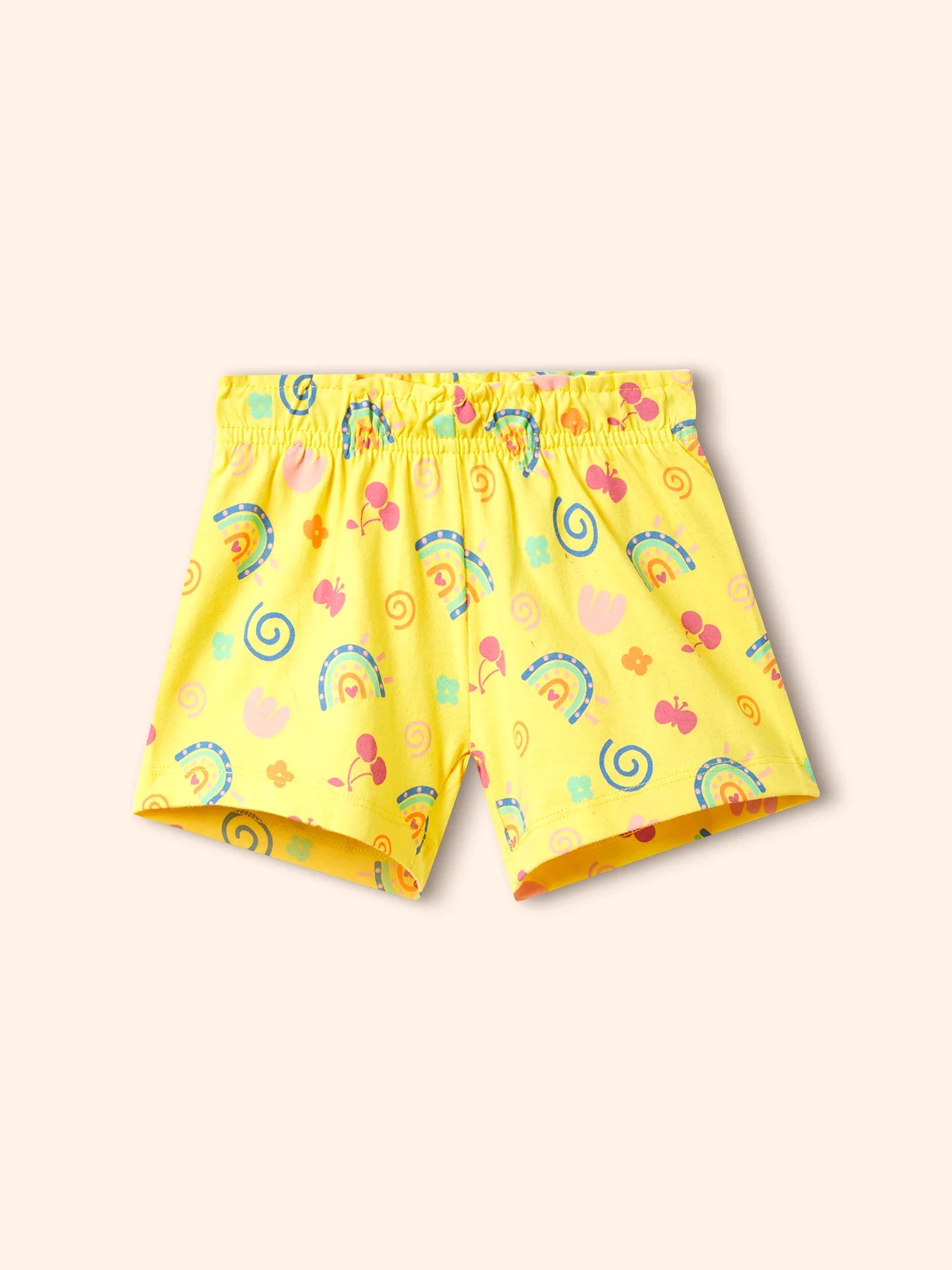 Rainbow Cherry Girls Shorts Set