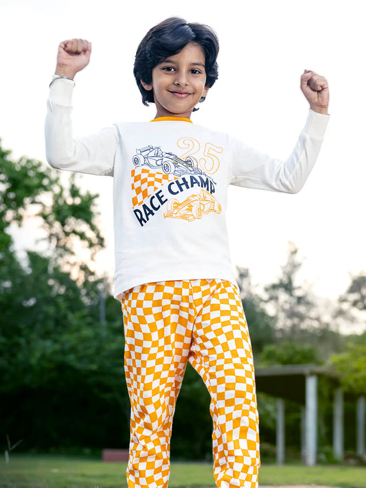 Race Champ Boys Pajama Set.