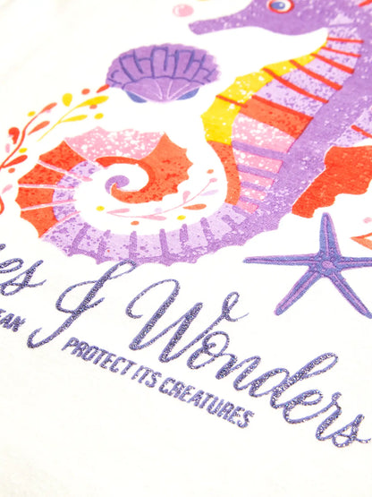 Sea Horse Girls Shorts Set