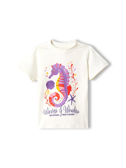 Sea Horse Girls Shorts Set