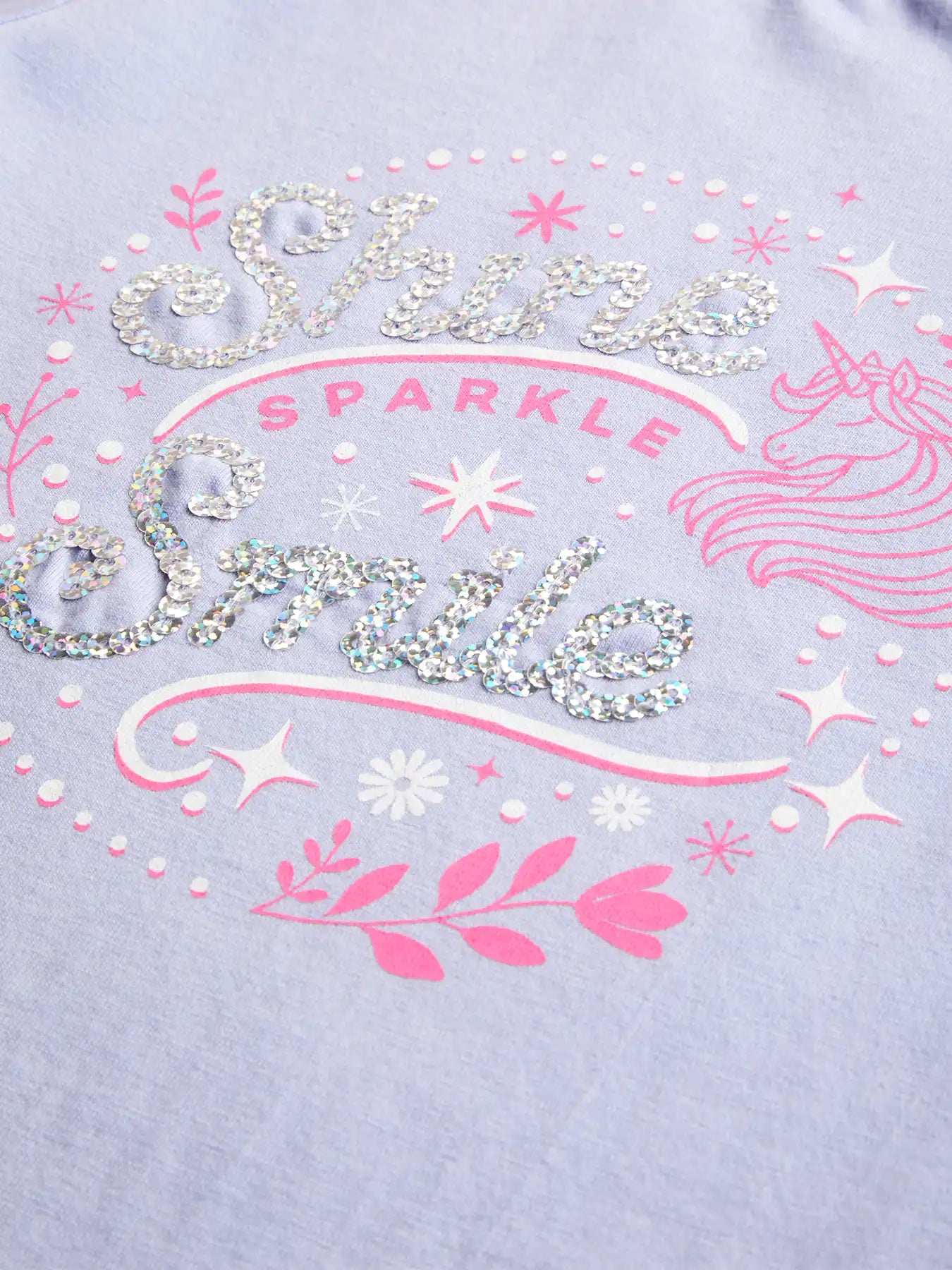 Shine & Smile Girls Shorts Set