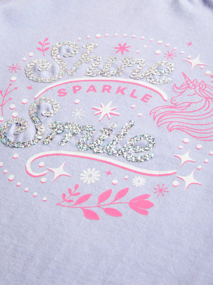 Shine & Smile Girls Shorts Set