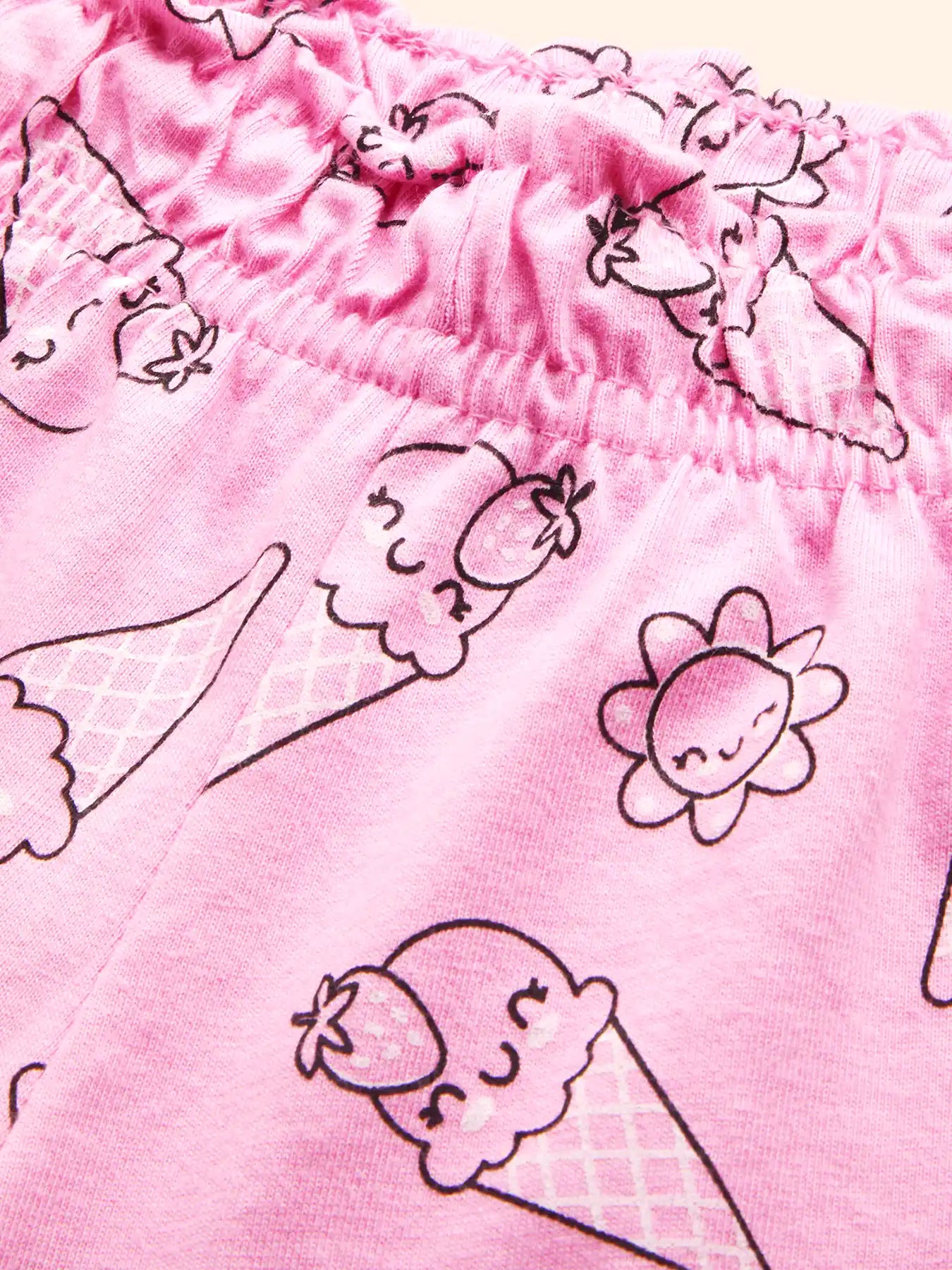 Sunshine Smiles Girls Shorts Set