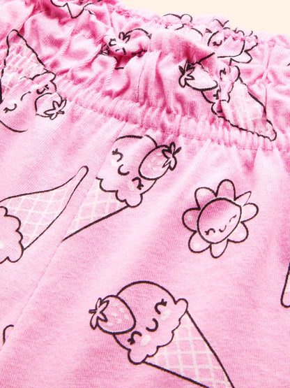 Sunshine Smiles Girls Shorts Set