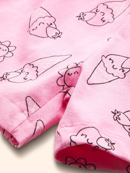 Sunshine Smiles Girls Shorts Set