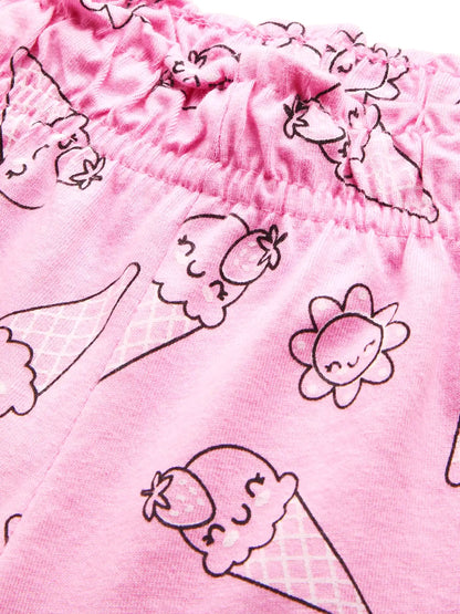 Sunshine Smiles Girls Shorts Set