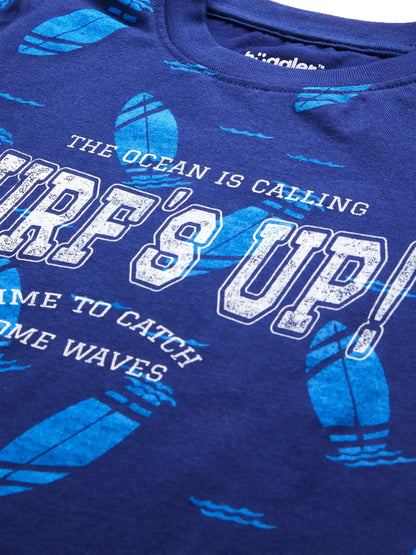 Surfs Up Boys Shorts Set