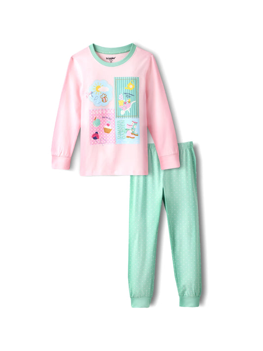 Summer Garden Girls Pajama Set
