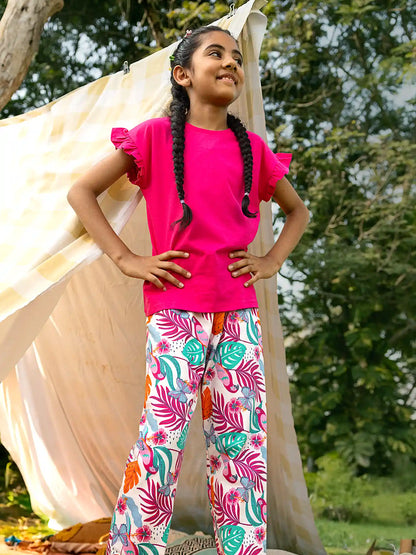 Tropical Bliss Girls Pajama Set.