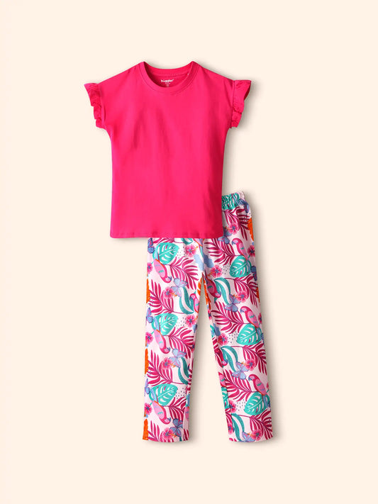 Tropical Bliss Girls Pajama Set.