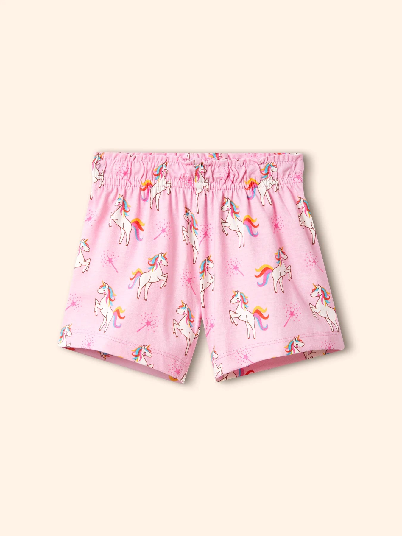 Unicorn Magic Girls Shorts Set